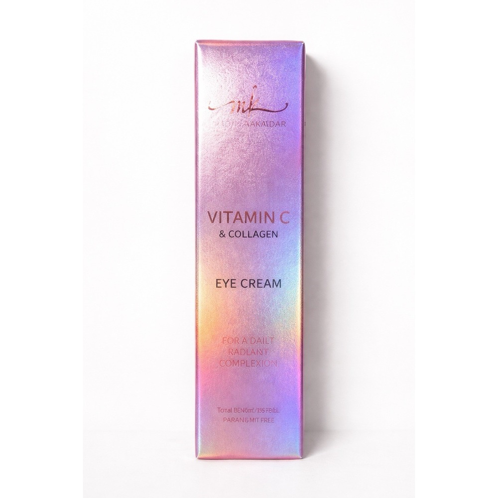 Manna Kadar MK Vitamin C & Collagen Eye Cream 50ml Hydrating Brightening Formula